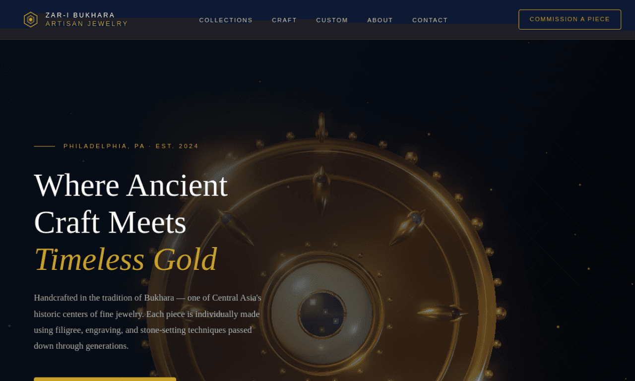 Zari Bukhara website